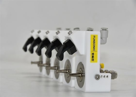 15W 100Khz उच्च आवृत्ति अल्ट्रासोनिक नोजल वाइडमिस्ट छिड़काव कोटेड बड़े क्षेत्र परमाणुकरण के लिए