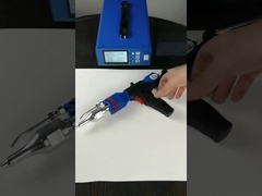 त्रिकोण पैकेजिंग चाय बैग 28khz अल्ट्रासोनिक स्पॉट वेल्डिंग मशीन एनालॉग जनरेटर के साथ